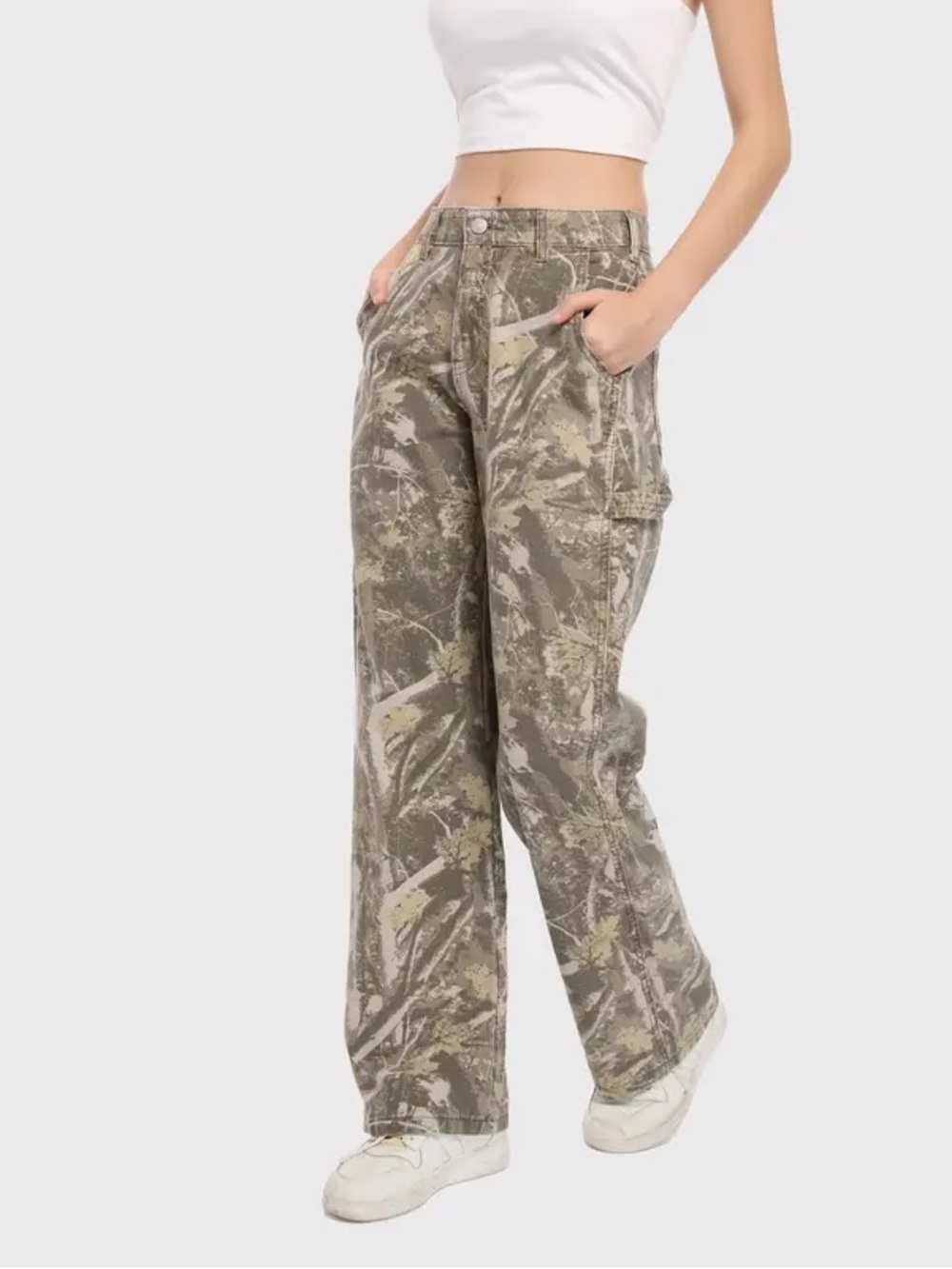 NWT Disclosure Camo Wide-Leg Cargo Pants sz:9/29
